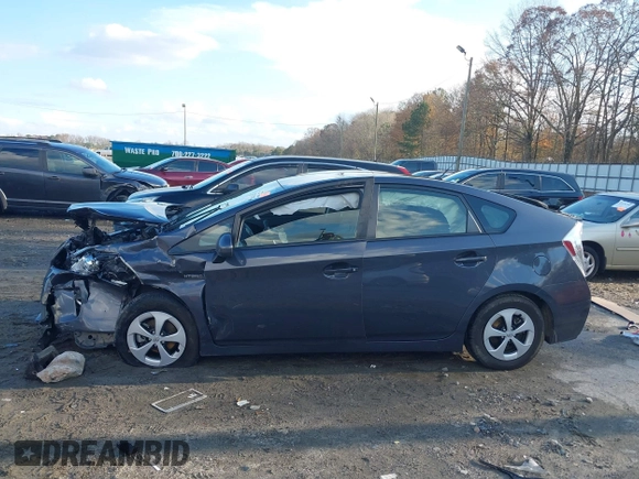 2015 Toyota Prius Four with VIN JTDKN3DU7F1984792, listed as a IAAI auction lot 41132250 with 1 mi miles. Bid and sale history available at carsss.com. Image 13.