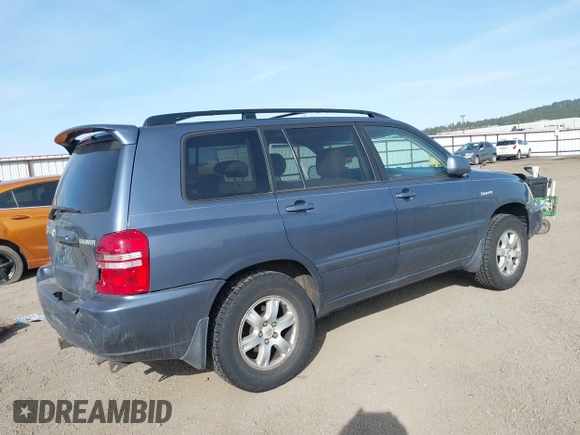 2002 Toyota Highlander with VIN 0JTEHF21A52007243, listed as a IAAI auction lot 41761824 with 187,176 mi miles and . Bid and sale history available at DreamBid. Image 4.