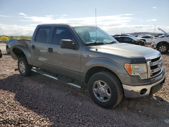 2013 Ford F-150 XL with VIN 1FTEW1CM7DFB91797, listed as a Copart auction lot 51319335 with 161,473 mi miles and Salvage Title. Bid and sale history available at carsss.com. Image 4.