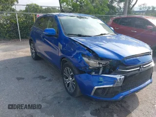 2018 Mitsubishi Outlander Sport ES 2.0 with VIN JA4AP3AUXJZ012103, listed as a IAAI auction lot 39418972 with 139,840 mi miles. Bid and sale history available at carsss.com. Image 1.