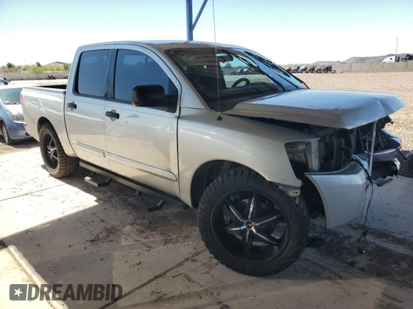 2012 Nissan Titan SV with VIN 1N6AA0EK5CN327266, listed as a Copart auction lot 49706135 with 188,366 mi miles and Salvage Title. Bid and sale history available at DreamBid. Image 4.
