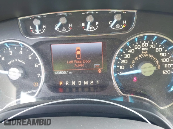 2011 Ford F-150 XL with VIN 1FTFW1EF7BFC62996, listed as a IAAI auction lot 42503700 with 139,596 mi miles and . Bid and sale history available at DreamBid. Image 7.