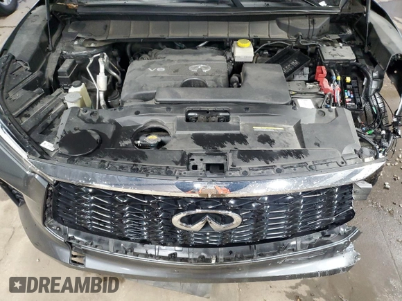 2022 Infiniti QX60 Luxe with VIN 5N1DL1FS0NC338412, listed as a Copart auction lot 83659244 with 48,568 mi miles and Salvage title. Bid and sale history available at DreamBid. Image 12.