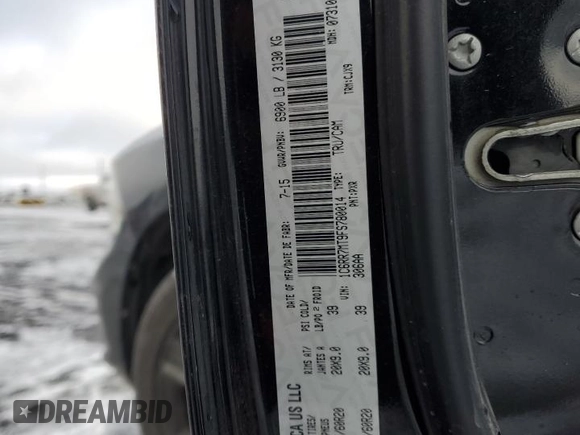 2015 Ram 1500 Sport with VIN 1C6RR7MT9FS780014, listed as a Copart auction lot 86001184 with 106,162 mi miles and Salvage title. Bid and sale history available at DreamBid. Image 12.