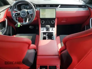 2023 Jaguar F-Pace SVR with VIN SADCZ2EE4PA708358, listed as a Copart auction lot 72276874 with 17,889 mi miles and Salvage Title. Bid and sale history available at DreamBid. Image 8.