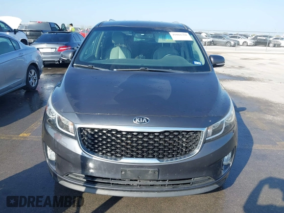 2016 Kia Sedona SX with VIN KNDMC5C11G6108175, listed as a IAAI auction lot 41860358 with 107,329 mi miles. Bid and sale history available at carsss.com. Image 11.