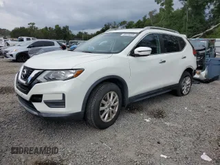 2017 Nissan Rogue SV with VIN 5N1AT2MV6HC799334, listed as a Copart auction lot 60335095 with 53,971 mi miles and Salvage title. Bid and sale history available at DreamBid. Image 1.