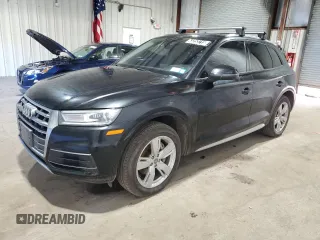 2018 Audi Q5 Premium with VIN WA1ANAFY0J2130983, listed as a Copart auction lot 43253715 with 58,158 mi miles and Clean Title. Bid and sale history available at carsss.com. Image 1.