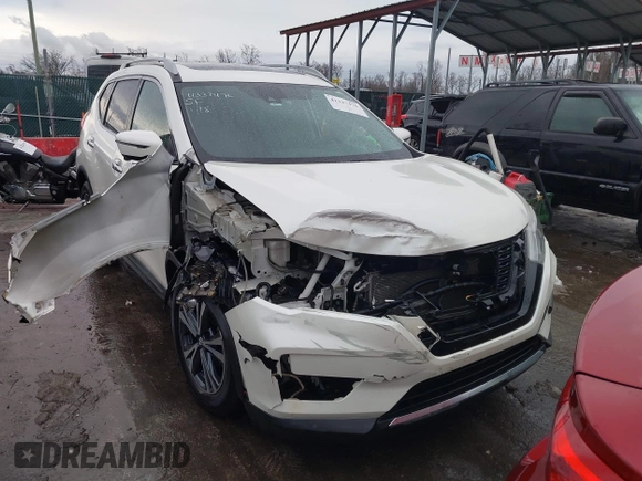 2017 Nissan Rogue SL with VIN 5N1AT2MV8HC830938, listed as a IAAI auction lot 41337476 with 117,940 mi miles. Bid and sale history available at carsss.com. Image 12.
