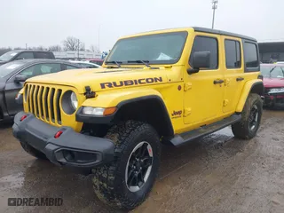 2020 Jeep Wrangler Unlimited Rubicon with VIN 1C4HJXFN7LW172944, listed as a IAAI auction lot 41474893 with 76,726 mi miles. Bid and sale history available at carsss.com. Image 18.