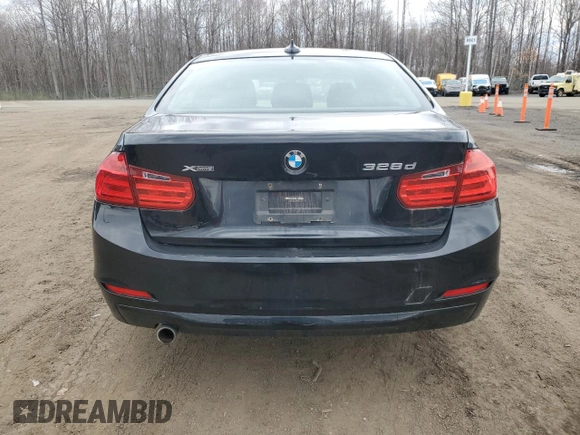 2014 BMW 3 Series 328d xDrive with VIN WBA3D5C51EKX96465, listed as a Copart auction lot 52592145 with 82,526 mi miles and Salvage Title. Bid and sale history available at carsss.com. Image 6.