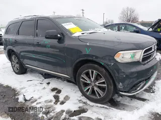 2018 Dodge Durango SXT with VIN 1C4RDJAG2JC385848, listed as a IAAI auction lot 41552999 with 129,435 mi miles and . Bid and sale history available at DreamBid. Image 1.