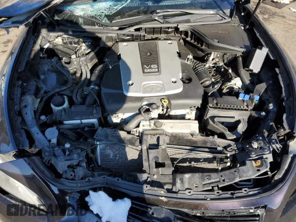 2012 Infiniti M37 with VIN JN1BY1AP2CM330080, listed as a Copart auction lot 82846994 with 0 mi miles and Salvage Title. Bid and sale history available at carsss.com. Image 11.