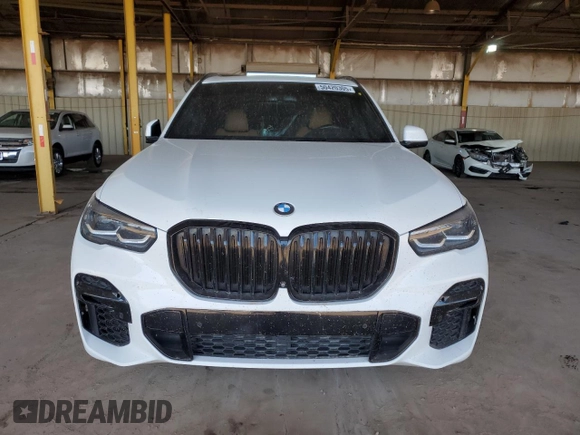 2022 BMW X5 sDrive40i with VIN 5UXCR4C04N9K22970, listed as a Copart auction lot 50420305 with 56,500 mi miles and Salvage Title. Bid and sale history available at carsss.com. Image 5.