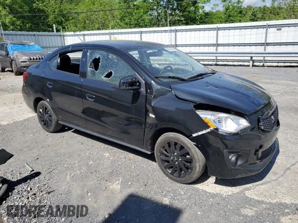 2020 Mitsubishi Mirage G4 SE with VIN ML32F4FJ8LHF13197, listed as a Copart auction lot 55617694 with 32,311 mi miles and Salvage Title. Bid and sale history available at carsss.com. Image 4.