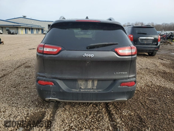2015 Jeep Cherokee Limited with VIN 1C4PJLDB7FW701648, listed as a Copart auction lot 49612655 with 118,760 mi miles and Salvage Title. Bid and sale history available at DreamBid. Image 6.