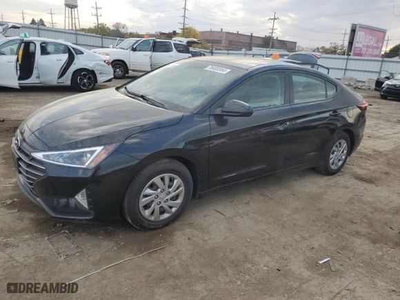 2020 Hyundai Elantra SE with VIN KMHD74LF8LU020722, listed as a Copart auction lot 76400364 with 51,331 mi miles and Salvage Title. Bid and sale history available at carsss.com. Image 1.