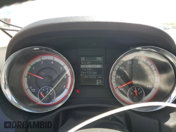 2012 Dodge Durango Citadel with VIN 1C4SDJET7CC309313, listed as a Copart auction lot 56491065 with 154,116 mi miles and Salvage title. Bid and sale history available at DreamBid. Image 9.