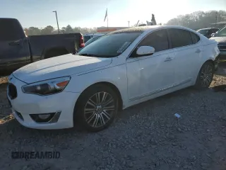 2014 Kia Cadenza Premium with VIN KNALN4D70E5139677, listed as a Copart auction lot 85655924 with 171,362 mi miles and Salvage Title. Bid and sale history available at carsss.com. Image 1.