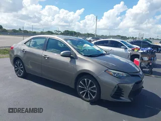 2017 Toyota Corolla L with VIN 5YFBURHE1HP679988, listed as a IAAI auction lot 42517838 with 75,463 mi miles and . Bid and sale history available at DreamBid. Image 1.