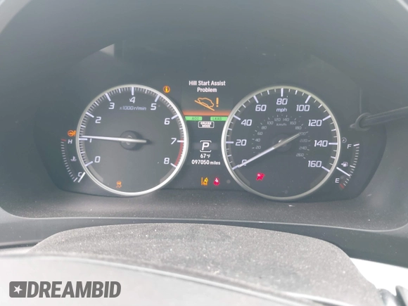 2019 Acura ILX with VIN 19UDE2F35KA000848, listed as a IAAI auction lot 41895680 with 97,050 mi miles. Bid and sale history available at carsss.com. Image 7.