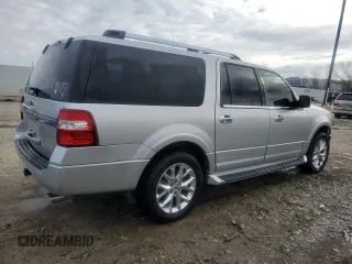 2015 Ford Expedition Max Limited with VIN 1FMJK1KT9FEF00323, listed as a Copart auction lot 87067914 with 110,385 mi miles and Salvage Title. Bid and sale history available at carsss.com. Image 3.