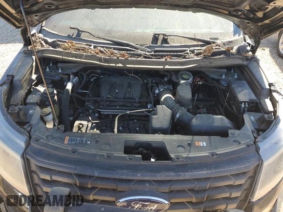 2016 Ford Utility Police Interceptor with VIN 1FM5K8AR6GGD15944, listed as a Copart auction lot 76892274 with 120,934 mi miles and Salvage Title. Bid and sale history available at carsss.com. Image 12.