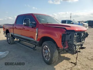 2024 Ford F-250 XL with VIN 1FT8W2BT7REE97844, listed as a Copart auction lot 59583795 with 22,517 mi miles and Salvage title. Bid and sale history available at DreamBid. Image 4.