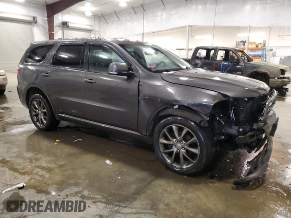 2017 Dodge Durango GT with VIN 1C4RDJDG7HC791033, listed as a Copart auction lot 85165244 with 190,070 mi miles and Non Repairable. Bid and sale history available at carsss.com. Image 4.