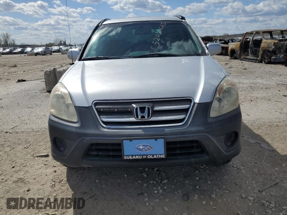 2005 Honda CR-V EX with VIN SHSRD788X5U310933, listed as a Copart auction lot 52030665 with 172,327 mi miles and Salvage Title. Bid and sale history available at DreamBid. Image 5.