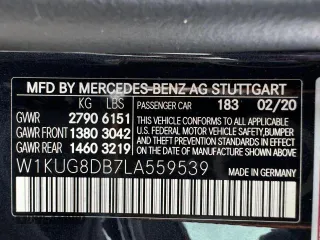 2020 Mercedes-Benz S-Class S 560 with VIN W1KUG8DB7LA559539, listed as a Copart auction lot 85827794 with 26,014 mi miles and Non Repairable. Bid and sale history available at carsss.com. Image 15.