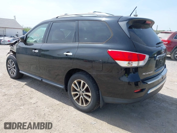 2014 Nissan Pathfinder Platinum with VIN 5N1AR2MM2EC687146, listed as a IAAI auction lot 42079494 with 84,809 mi miles and . Bid and sale history available at carsss.com. Image 3.