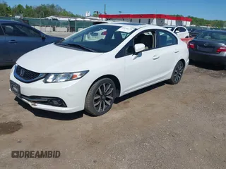 2015 Honda Civic EX-L with VIN 19XFB2F96FE203352, listed as a IAAI auction lot 42136173 with 152,124 mi miles. Bid and sale history available at carsss.com. Image 19.