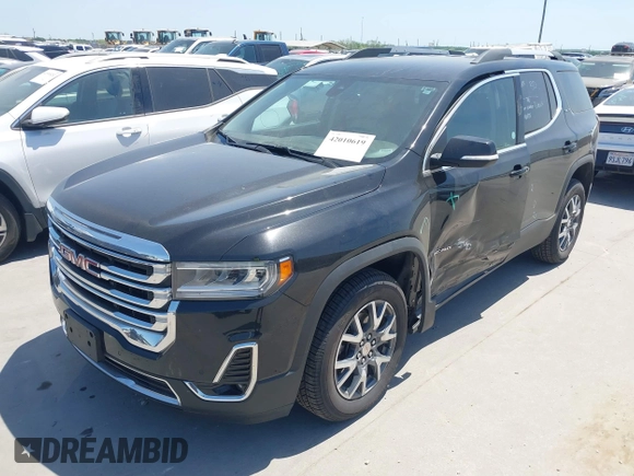 2023 GMC Acadia SLT with VIN 1GKKNUL48PZ184565, listed as a IAAI auction lot 42010619 with 60,466 mi miles and . Bid and sale history available at DreamBid. Image 2.