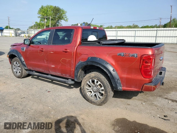 2019 Ford Ranger XL with VIN 1FTER4FH1KLA91958, listed as a Copart auction lot 51321035 with 64,249 mi miles and Salvage title. Bid and sale history available at DreamBid. Image 2.