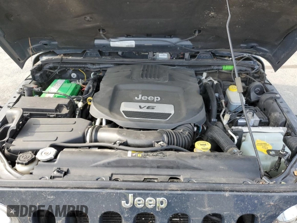 2017 Jeep Wrangler Unlimited Rubicon с VIN 1C4HJWFG8HL646923, выставлен на аукционе Copart как лот 57409125 с пробегом 79 835 миль миль и Списание • Salvage title. История ставок и продаж доступна на DreamBid. Изображение 11.