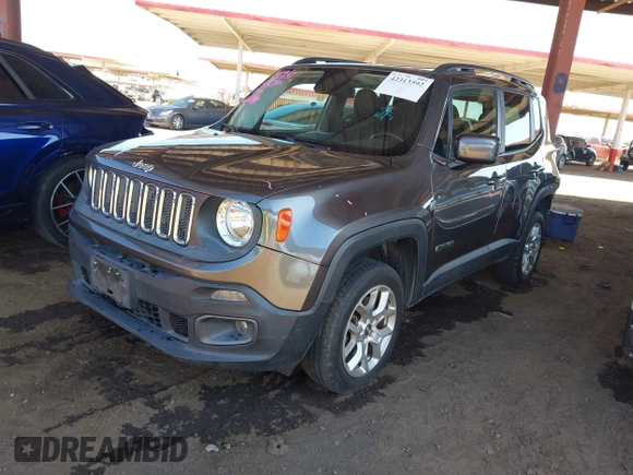 2017 Jeep Renegade Latitude with VIN ZACCJBBB9HPE88147, listed as a IAAI auction lot 42313592 with 136,111 mi miles and . Bid and sale history available at DreamBid. Image 18.