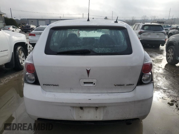 2009 Pontiac Vibe with VIN 5Y2SM67079Z474252, listed as a Copart auction lot 82212314 with 208,039 mi miles and Clean Title. Bid and sale history available at carsss.com. Image 6.