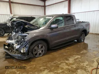 2019 Honda Ridgeline RTL z VIN 5FPYK3F52KB041551, wystawiony jako Copart lot #56640425 z przebiegiem Nie podano mil oraz Szkoda całkowita • Salvage title. Historia ofert i sprzedaży dostępna na DreamBid. Obrazek 1.