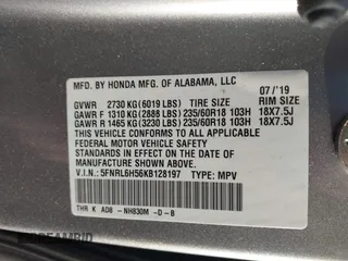 2019 Honda Odyssey EX with VIN 5FNRL6H56KB128197, listed as a IAAI auction lot 41057084 with 52,329 mi miles and . Bid and sale history available at DreamBid. Image 9.