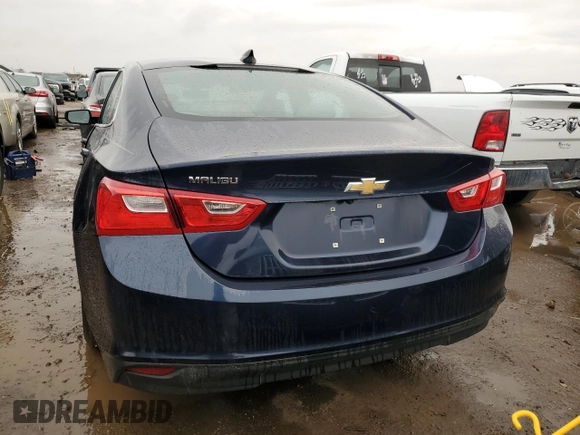 2017 Chevrolet Malibu LS with VIN 1G1ZB5ST8HF142698, listed as a Copart auction lot 48596635 with 76,552 mi miles and Salvage Title. Bid and sale history available at DreamBid. Image 6.