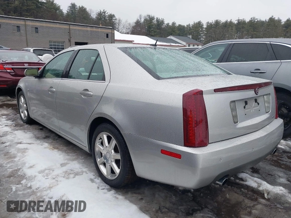 2005 Cadillac STS with VIN 1G6DW677250150773, listed as a IAAI auction lot 41675363 with 124,966 mi miles. Bid and sale history available at carsss.com. Image 3.