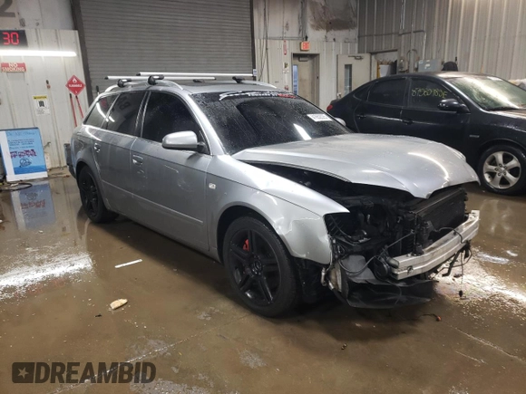 2007 Audi A4 2.0T with VIN WAUKF78E47A100636, listed as a Copart auction lot 41652025 with 141,770 mi miles and Salvage title. Bid and sale history available at DreamBid. Image 4.