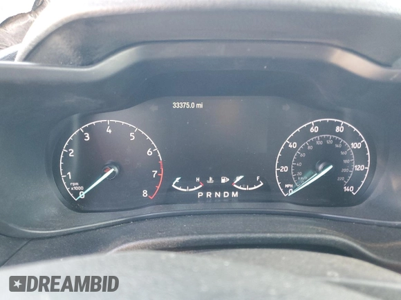 2020 Ford Transit Connect XLT with VIN NM0LS7F26L1472885, listed as a Copart auction lot 46425885 with 33,375 mi miles and Salvage title. Bid and sale history available at DreamBid. Image 9.