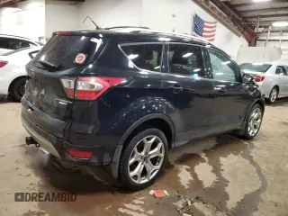 2017 Ford Escape Titanium with VIN 1FMCU9J91HUC68669, listed as a Copart auction lot 43190965 with 161,347 mi miles and Clean Title. Bid and sale history available at carsss.com. Image 3.