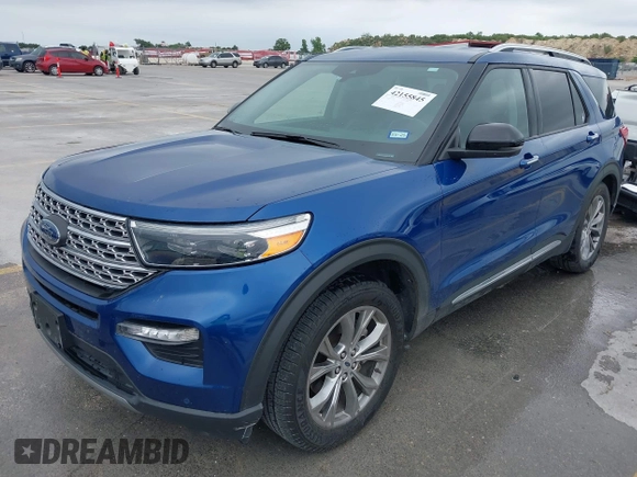 2022 Ford Explorer Limited z VIN 1FMSK7FH7NGB57172, wystawiony jako IAAI lot #42155845 z przebiegiem 51 000 mil mil oraz . Historia ofert i sprzedaży dostępna na DreamBid. Obrazek 2.