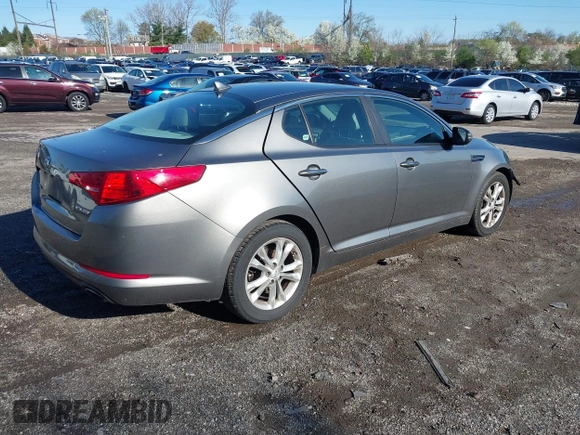 2013 Kia Optima EX with VIN 5XXGN4A71DG158712, listed as a IAAI auction lot 41965166 with 126,943 mi miles. Bid and sale history available at carsss.com. Image 4.