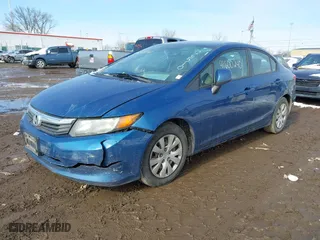 2012 Honda Civic Sdn LX with VIN 19XFB2F58CE063510, listed as a IAAI auction lot 41600240 with 135,680 mi miles. Bid and sale history available at carsss.com. Image 17.