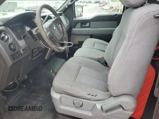 2013 Ford F-150 XL with VIN 1FTFX1EF2DKE90587, listed as a Copart auction lot 54401265 with 217,011 mi miles and Salvage Title. Bid and sale history available at carsss.com. Image 7.
