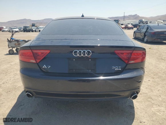 2015 Audi A7 3.0 Premium Plus with VIN WAUWGAFC3FN006526, listed as a Copart auction lot 62498114 with 77,221 mi miles and Salvage Title. Bid and sale history available at carsss.com. Image 6.